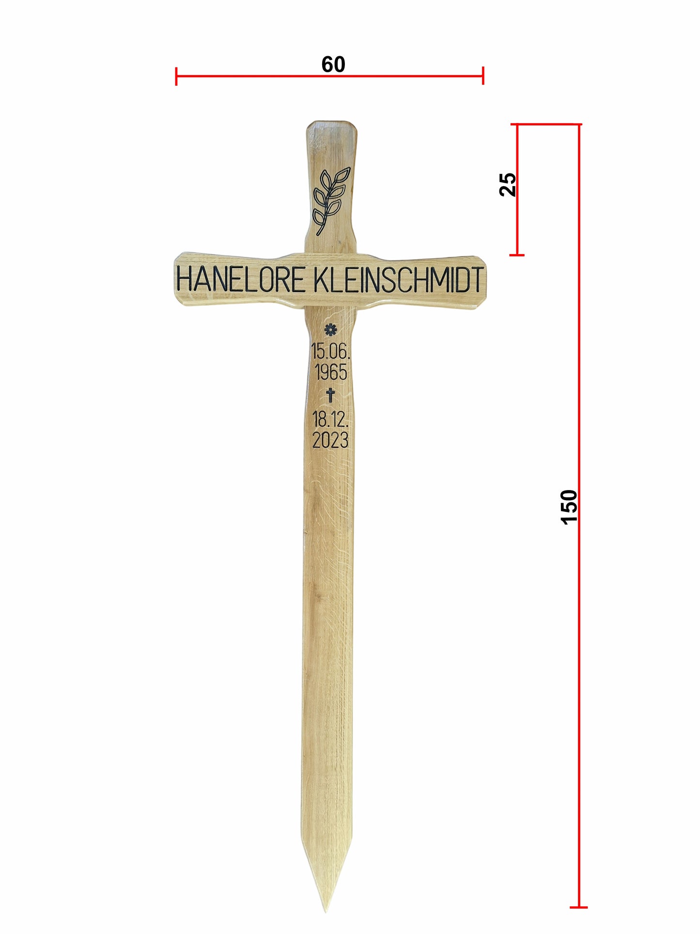 Holzkreuz 150 cm hoch